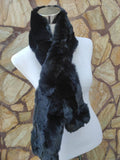 Fur scarves, fur scarf womens, rex rabbit fur scarf, fur collar