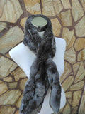 Fur scarves, fur scarf womens, rex rabbit fur scarf, fur collar