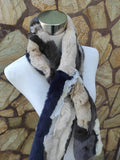 Fur scarves, fur scarf womens, rex rabbit fur scarf, fur collar