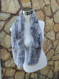 Fur scarves, fur scarf womens, rex rabbit fur scarf, fur collar
