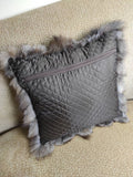 Fur pillowcases, fox fur pillowcases, real fur pillowcases