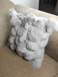 Fur pillowcases, fox fur pillowcases, real fur pillowcases