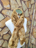 Fur scarves, fur scarf womens, rex rabbit fur scarf, fur collar