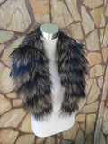 Fur Collar, fox fur collar, real fur scarf, fur warm neck