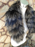 Fur Collar, fox fur collar, real fur scarf, fur warm neck