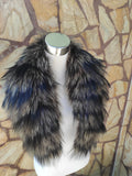 Fur Collar, fox fur collar, real fur scarf, fur warm neck