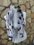 Fur scarves, fur scarf womens, rex rabbit fur scarf, fur collar