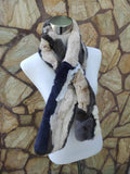 Fur scarves, fur scarf womens, rex rabbit fur scarf, fur collar