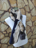 Fur scarves, fur scarf womens, rex rabbit fur scarf, fur collar