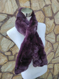 Fur scarves, fur scarf womens, rex rabbit fur scarf, fur collar