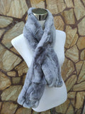 Fur scarves, fur scarf womens, rex rabbit fur scarf, fur collar
