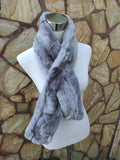 Fur scarves, fur scarf womens, rex rabbit fur scarf, fur collar