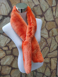Fur scarves, fur scarf womens, rex rabbit fur scarf, fur collar