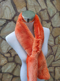 Fur scarves, fur scarf womens, rex rabbit fur scarf, fur collar