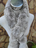 Fur scarves, fur scarf womens, rex rabbit fur scarf, fur collar
