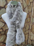 Fur scarves, fur scarf womens, rex rabbit fur scarf, fur collar