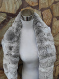 Fur scarves, fur scarf womens, rex rabbit fur scarf, fur collar