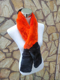Fur scarves, fur scarf womens, rex rabbit fur scarf, fur collar