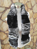 Fur scarves, fur scarf womens, rex rabbit fur scarf, fur collar