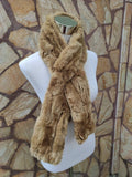 Fur scarves, fur scarf womens, rex rabbit fur scarf, fur collar