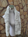 Fur scarves, fur scarf womens, rex rabbit fur scarf, fur collar