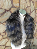 Fur Collar, fox fur collar, real fur scarf, fur warm neck
