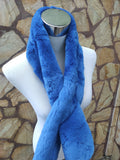 Fur scarves, fur scarf womens, rex rabbit fur scarf, fur collar