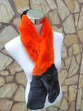 Fur scarves, fur scarf womens, rex rabbit fur scarf, fur collar