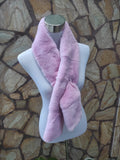 Fur scarves, fur scarf womens, rex rabbit fur scarf, fur collar