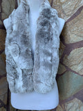 Fur scarves, fur scarf womens, rex rabbit fur scarf, fur collar