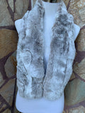 Fur scarves, fur scarf womens, rex rabbit fur scarf, fur collar