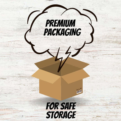Premium packaging for safe storage, illustrating quality packaging for delivery and safety