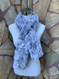 Fur scarves, fur scarf womens, rex rabbit fur scarf, fur collar