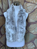 Fur scarves, fur scarf womens, rex rabbit fur scarf, fur collar