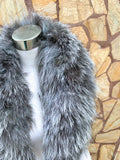 Luxurious Real Fox Fur Collar Scarf for Women - Stay Warm and Stylish!
