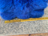 Real Blue Fox Fur Bag • Luxury Genuine Fur Shoulder Bag • Gift for her • Vintage Fur Accessorie